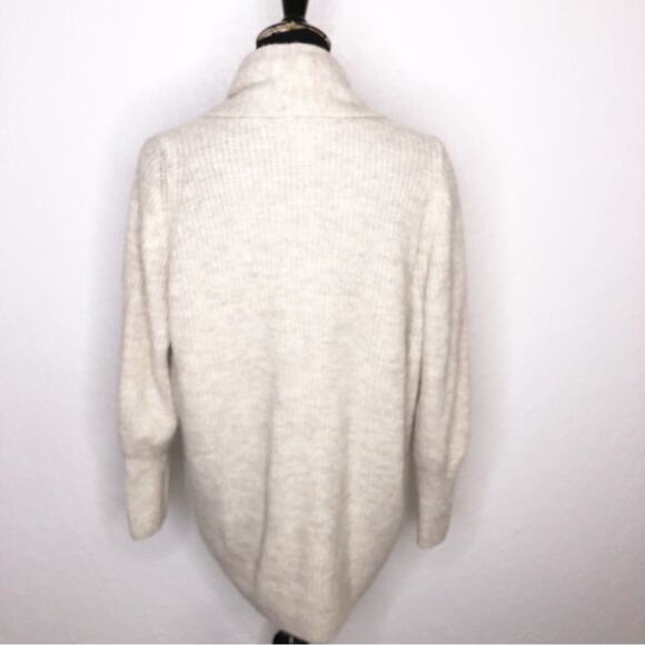 Rachel Parcell cream tan fuzzy soft open front shawl collar cardigan size XXS - Picture 12 of 12